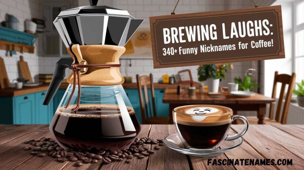 Brewing Laughs: 340+ funny nicknames for coffee