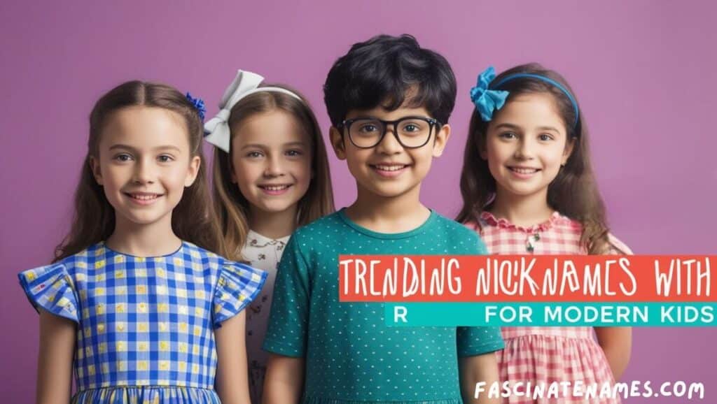 Trending Nicknames with R for Modern Kids