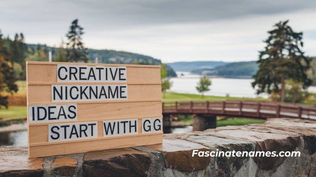 Creative Nickname Ideas Start with G