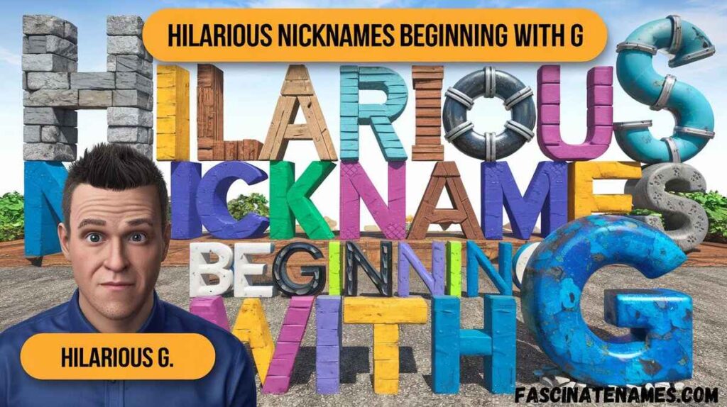 Hilarious Nicknames Beginning with G