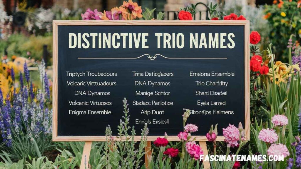 80 Distinctive Trio Names