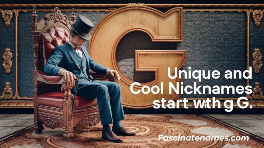 Unique and Cool Nicknames Start with G