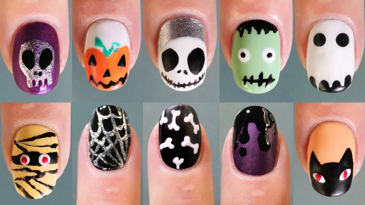 Halloween Uñas