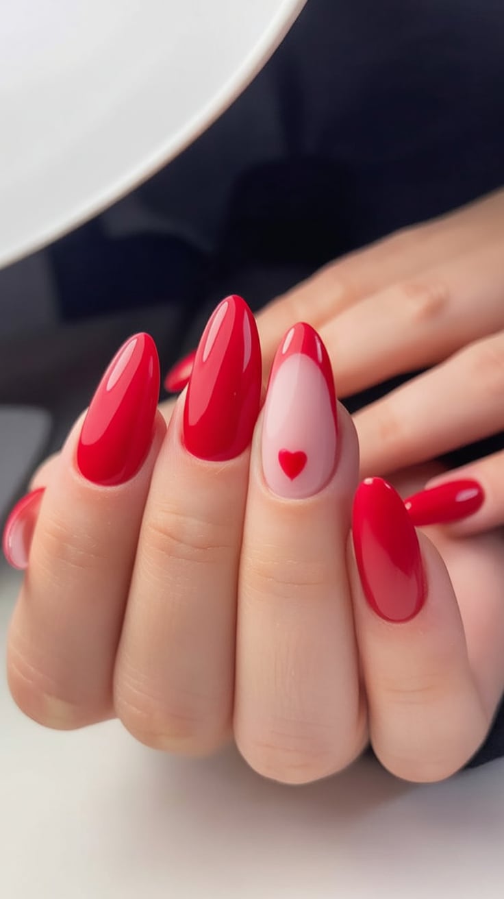 Red Valentine Nails 2026
